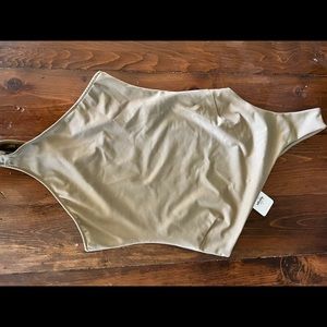 FP single strap nude body suit.